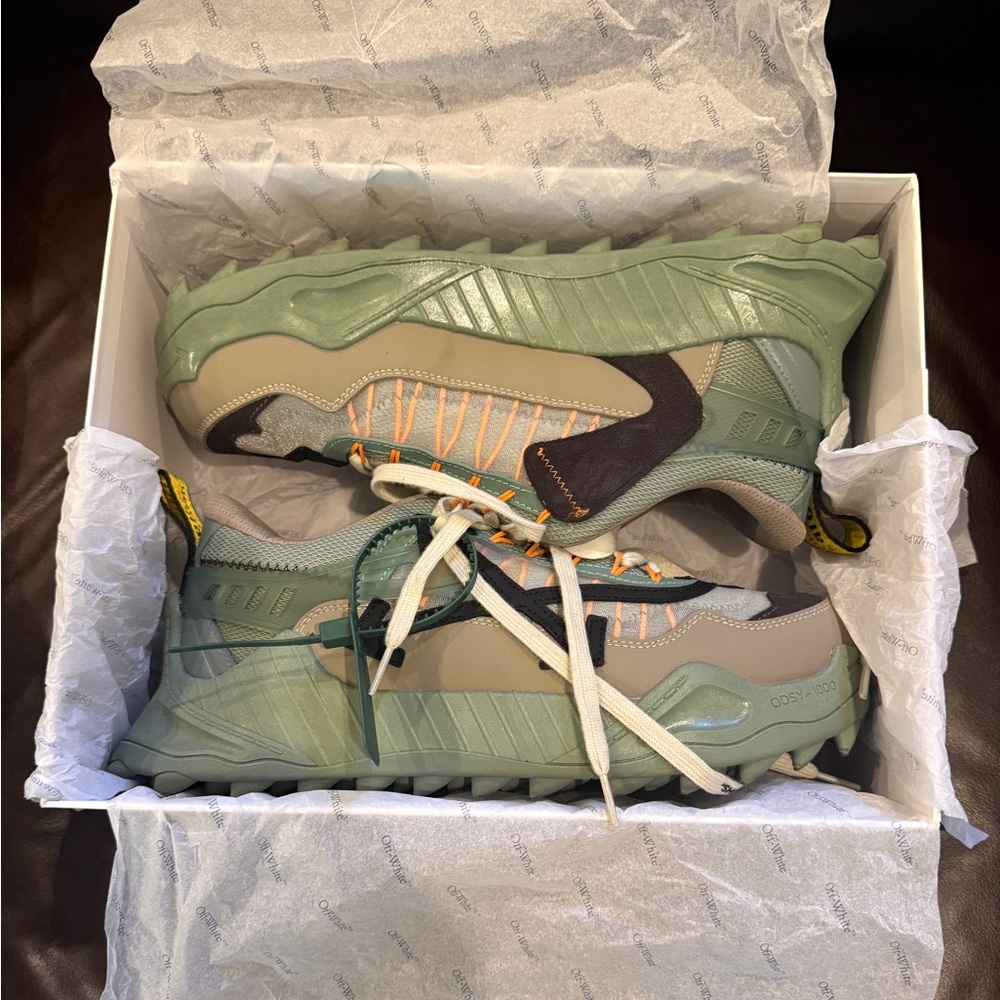 OFF-WHITE Odsy-1000 Mint Black Sneakers - Size US13 EU47 - Like New! - Picture 15 of 15